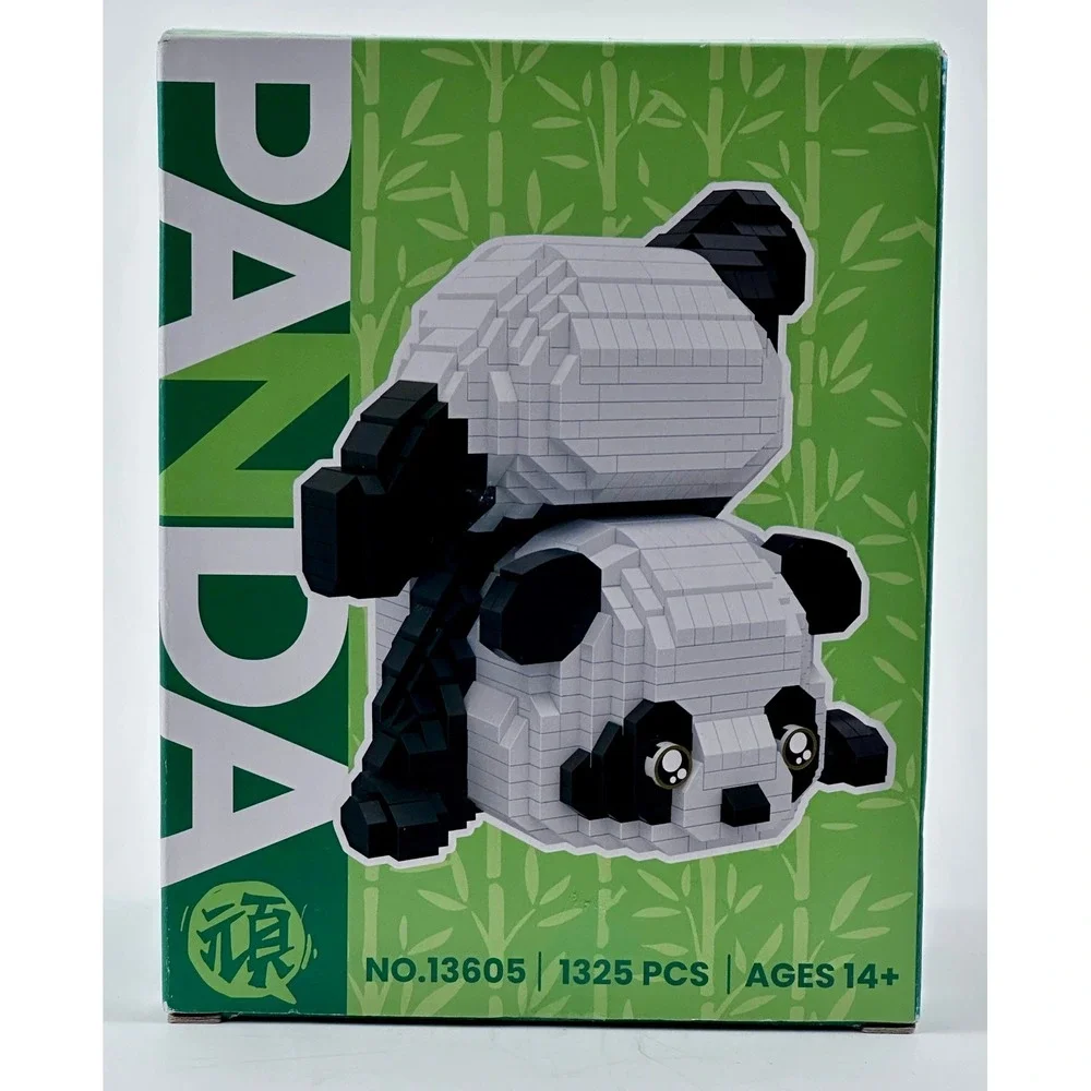 Panda Building Block Set 1325 PCS Ages 14+‎ Animal Figure Toy
